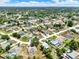 Aerial view of a neighborhood with a pin on a specific home in the community at 2375 Belen Dr, Deltona, FL 32738