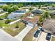 Home with a fenced yard, shed and a partially covered patio, in a quiet neighborhood at 2375 Belen Dr, Deltona, FL 32738
