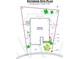 Exterior site plan of the property highlighting the layout, landscaping, and features at 2641 Delcrest Dr, Orlando, FL 32817