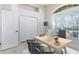 Office features lots of natural light, vaulted ceilings, and a view out front at 315 Belhaven Falls Dr, Ocoee, FL 34761
