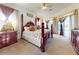 Spacious main bedroom with natural light and access to lanai and pool at 3728 Hunters Isle Dr, Orlando, FL 32837