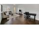 Bright living room featuring hardwood floors, contemporary furnishings, and a ceiling fan at 506 Mirasol Cir # 202, Celebration, FL 34747