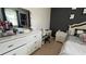 Bright and well organized bedroom with clean white modern furnishings at 5169 Dove Tree, Orlando, FL 32811