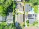 Aerial view of the property showing the layout and surrounding neighborhood at 1308 Oregon St, Orlando, FL 32803