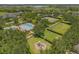 Aerial view of community amenities: pool, playground, tennis and dog park at 15424 Sweet Orange Ave, Winter Garden, FL 34787
