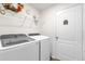 Practical laundry room with modern appliances and storage space at 17485 Sw 36Th Ter, Ocala, FL 34473