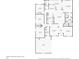 Detailed floor plan showcasing layout with bedrooms, kitchen, living spaces, and garage at 2315 Black Lake Blvd, Winter Garden, FL 34787