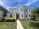 Inviting modern home with beautiful stone accents and well-manicured landscaping at 2855 Bookmark Dr, Kissimmee, FL 34746