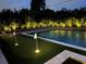 Pool area with a putting green and outdoor lighting at 319 Halsey St, Orlando, FL 32839