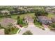 Aerial view of homes and neighborhood landscaping at 32004 Redtail Reserve Blvd, Sorrento, FL 32776