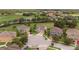 Aerial view of homes and neighborhood landscaping at 32004 Redtail Reserve Blvd, Sorrento, FL 32776