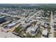 Beach-area aerial view showcases home's proximity to the sandy beach and neighborhood streets at 3309 Hill St, New Smyrna Beach, FL 32169