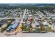 Aerial view of neighborhood near the beach area, marked with a pin showing the property's location at 3309 Hill St, New Smyrna Beach, FL 32169
