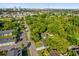 Aerial view showing the property with city skyline in the background at 461 Brentwood Dr, Daytona Beach, FL 32117
