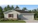 Charming single-story home featuring a two-car garage and well-maintained landscaping at 4737 Katrina Dr, Haines City, FL 33844