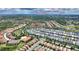Aerial view of the neighborhood and its proximity to Orlando's popular theme parks and beautiful green spaces at 5368 Oakbourne Ave, Davenport, FL 33837