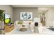 Cozy living room with stylish furnishings, a comfortable couch, and modern decor at 7374 Ivy Tendril Ave, Orlando, FL 32829