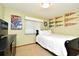 bedroom featuring a cozy bed, Superman art, and team pennants at 173 Tollgate Br, Longwood, FL 32750