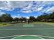 Outdoor basketball court with green surface, visible basketball hoop and backboard at 1813 Glenbay Ct, Windermere, FL 34786