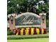 Community sign with landscaping in front of the The Reserve at Belmere neighborhood at 1813 Glenbay Ct, Windermere, FL 34786