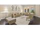 Cozy living room with neutral tones, plush sofas, large windows, and elegant decor at 1813 Glenbay Ct, Windermere, FL 34786