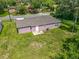 Aerial shot of house, showing backyard and location at 1816 Alexander Ave, Sanford, FL 32771