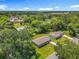 Aerial view of charming homes surrounded by lush greenery and blue skies at 1816 Alexander Ave, Sanford, FL 32771