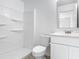 Clean bathroom with white fixtures and a walk-in shower at 1816 Alexander Ave, Sanford, FL 32771