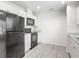 Kitchen with all black appliances, new countertops, and ample storage space at 1816 Alexander Ave, Sanford, FL 32771