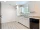 Kitchen featuring updated countertops and stainless steel sink at 1816 Alexander Ave, Sanford, FL 32771