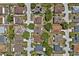 Overhead view of the property, displaying its location within a residential neighborhood at 1905 Emily Blvd, Winter Haven, FL 33884
