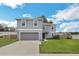 Charming two-story home featuring a manicured lawn, two car garage and lovely curb appeal at 2032 Wavyleaf Ct, Apopka, FL 32712