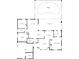 Detailed floor plan showcasing the layout of the home's rooms and spaces, including bedrooms, bathrooms, and living areas at 2351 El Prado Ter, Deltona, FL 32725
