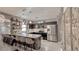 Modern kitchen featuring stainless steel appliances, hanging pendant lights, and bar stool seating at 376 Willet Street Willet St, Haines City, FL 33844