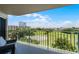 Balcony overlooking the golf course, city, and ocean views at 4 Oceans West Blvd # 502D, Daytona Beach Shores, FL 32118