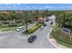 Gated community entrance with tropical landscaping and secure access control at 5172 Oakbourne Ave, Davenport, FL 33837
