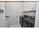 Well-equipped laundry room with modern appliances, granite countertop, and ample storage at 10275 Henbury St, Orlando, FL 32832