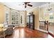 Relaxing living room boasting hardwood floors, and natural light at 1689 Wingspan Way, Winter Springs, FL 32708