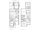 Detailed floor plan showcasing the layout of this spacious two-story home at 2114 Fleming Mist Pl, Kissimmee, FL 34747