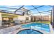 Beautiful pool with brick patio and screened enclosure offers the perfect outdoor retreat at 2114 Fleming Mist Pl, Kissimmee, FL 34747