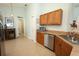 Functional kitchen with stainless appliances and ample counter space at 2362 Prairie Dunes, Clermont, FL 34711