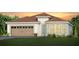 Beautiful home featuring a tile roof, attached two car garage, and well-manicured lawn at 2674 Midsweet Ave, St Cloud, FL 34772