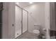 Modern bathroom with tiled shower and a sleek, clean design at 2816 Simile St, Kissimmee, FL 34746