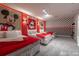 Vibrant bedroom with fun character-themed decorations and multiple beds at 2816 Simile St, Kissimmee, FL 34746