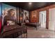 Nicely appointed themed bedroom with carpeting and brick-style wall at 2816 Simile St, Kissimmee, FL 34746