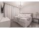 Modern bedroom with a comfortable bed, stylish lighting, and minimalist decor at 2816 Simile St, Kissimmee, FL 34746