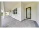This outdoor patio features stone pavers and a ceiling fan at 4266 La Salle Ave, St Cloud, FL 34772