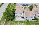 Aerial view of backyards and outdoor living spaces at 750 Olympic Cir # D1, Ocoee, FL 34761