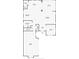 Main floor plan with flowing layout including kitchen, living room, dining room, office, and garage at 9978 Mere Pkwy, Orlando, FL 32832