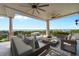 A cozy balcony with comfortable seating and scenic views at 111 E Monument Ave # 801, Kissimmee, FL 34741